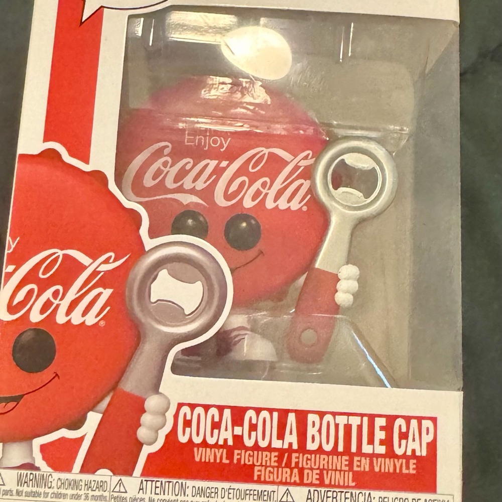 2/$15 Funko Pop! 
Coca Cola Red Bottle Cap Vinyl Figure in box. Bundle and save